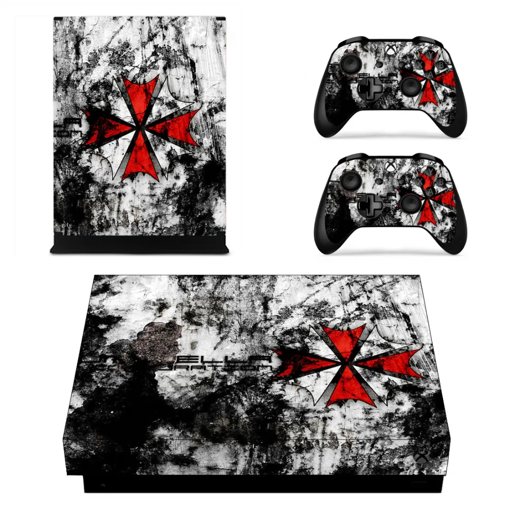 

Resident Evil Biohazard Skin Sticker Decal For Xbox One X Console and Controllers Skins Stickers for Xbox One X Skin Vinyl