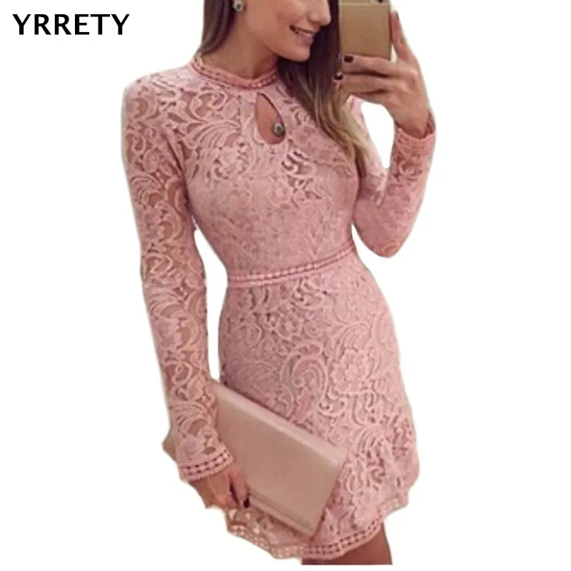 YRRETY New Summer Dress Sexy Womens Long Sleeve Plus Size Lace Sleeve O-Neck Dress Casual Party Mini Dresses 2019 High Quality
YRRETY New Summer Dress Sexy Womens Long Sleeve Plus Size Lace Sleeve O-Neck Dress Casual Party Mini Dresses 2019 High Quality