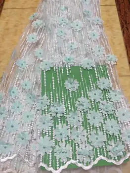 2017 High Quality 3 d flowers African Lace Fabrics/French Net Embroidery beads Tulle Lace Fabric For Nigerian Wedding Dress
2017 High Quality 3 d flowers African Lace Fabrics/French Net Embroidery beads Tulle Lace Fabric For Nigerian Wedding Dress