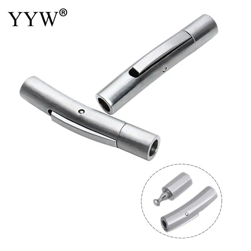 1pc stainless steel bayonet clasp tube 2/4/5/6/8/12mm contector for round leather cord bracelet Snap lock end caps jewelry diy
1pc stainless steel bayonet clasp tube 2/4/5/6/8/12mm contector for round leather cord bracelet Snap lock end caps jewelry diy