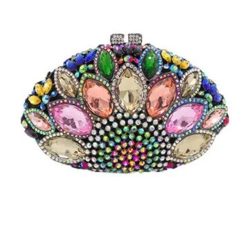 Custom Made colorful Crystal Evening Bag Clutch Bags day Clutches Lady Wedding Purse Rhinestones Wome Handbags champagne/pink
Custom Made colorful Crystal Evening Bag Clutch Bags day Clutches Lady Wedding Purse Rhinestones Wome Handbags champagne/pink