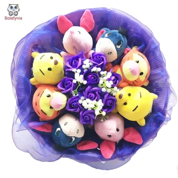 BOLAFYNIA Plush Toys Soft Stuffed bear tiger donkey Plush bouquets For Valentine's Day Birthday Christmas Gifts
BOLAFYNIA Plush Toys Soft Stuffed bear tiger donkey Plush bouquets For Valentine's Day Birthday Christmas Gifts