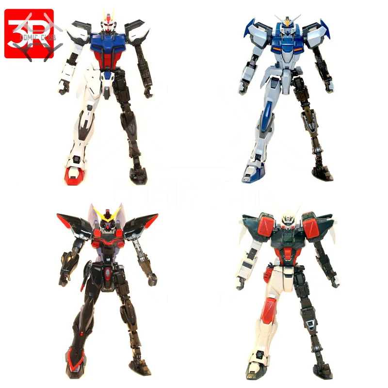 Игрушечный робот в наличии с металлической рамкой для фигурок 1/100 gundam seed Rm stike Mg