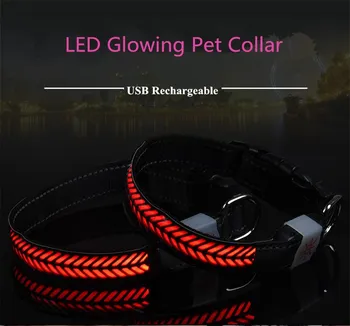 N61 USB Rechargeable Glow Flashing Dog Cat LED Collars Reflective Night Safety Glowing dog collar Pet LED Necklace Red Color
N61 USB Rechargeable Glow Flashing Dog Cat LED Collars Reflective Night Safety Glowing dog collar Pet LED Necklace Red Color