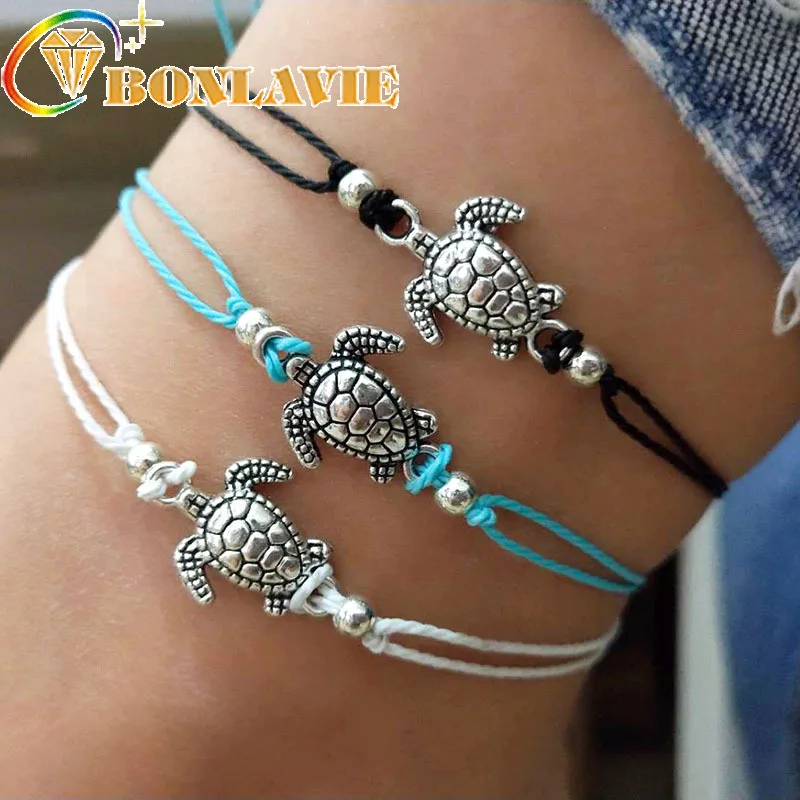 Vintage Tortoise Anklets For Women Fashion Black White Wax String Lacing Foot Jewelry Minimalist Turtle Ankle Bracelet
Vintage Tortoise Anklets For Women Fashion Black White Wax String Lacing Foot Jewelry Minimalist Turtle Ankle Bracelet