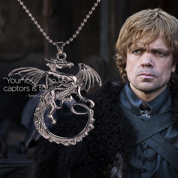 2015 New Arrival Jewelry High quality Song Of Ice And Fire Necklace Game Of Thrones Necklace Targaryen Dragon Badge Necklace
2015 New Arrival Jewelry High quality Song Of Ice And Fire Necklace Game Of Thrones Necklace Targaryen Dragon Badge Necklace