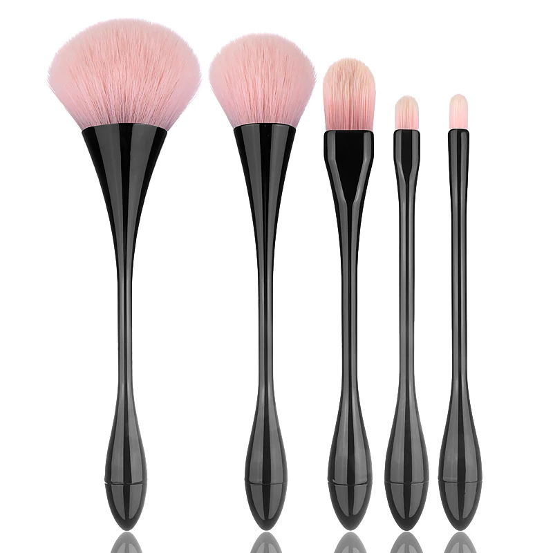 Makeup Brushes Set 5 Pcs Powder Eyeshadow Makeup Brush Pink Hair Black Handle Brushes Cosmetic Tools
Makeup Brushes Set 5 Pcs Powder Eyeshadow Makeup Brush Pink Hair Black Handle Brushes Cosmetic Tools