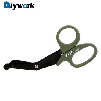 DIYWORK Trauma Gauze Emergency First Aid Shear EMT EDC Scissors Gear Tactical Rescue Scissor For Outdoor Paramedic Bandage
DIYWORK Trauma Gauze Emergency First Aid Shear EMT EDC Scissors Gear Tactical Rescue Scissor For Outdoor Paramedic Bandage