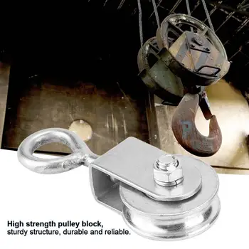 0.3 Tons Loading Single Pulley Block Swivel Pulley Roller Lifting Wheel for Wire Rope Pulley Block Wheel
0.3 Tons Loading Single Pulley Block Swivel Pulley Roller Lifting Wheel for Wire Rope Pulley Block Wheel