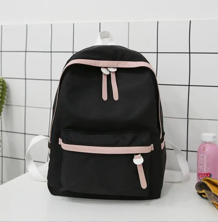 Casual canvas Backpack Women Black Waterproof Nylon School Bags Teenage Girls High Quality Fashion Travel Tote Backpack AQ-11-65
Casual canvas Backpack Women Black Waterproof Nylon School Bags Teenage Girls High Quality Fashion Travel Tote Backpack AQ-11-65