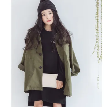 new 2018 army green children long sleeve autumn outerwear coats girls cotton tops fashion long jackets kids trench coats clothes
new 2018 army green children long sleeve autumn outerwear coats girls cotton tops fashion long jackets kids trench coats clothes