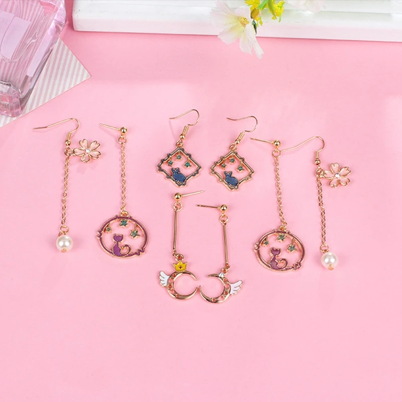 Female Korean Cute Cat Moon Flower Long Dangle Earrings For Women Jewelry Pink Enamel Animal Pendientes Drop Earrings
Female Korean Cute Cat Moon Flower Long Dangle Earrings For Women Jewelry Pink Enamel Animal Pendientes Drop Earrings