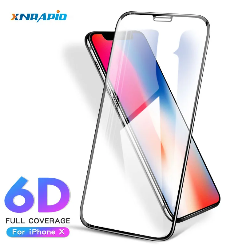 6D Full Cover Edge Tempered Glass For iPhone X XS XR Glass Screen Protector for iPhone 8 6 6S 7 Plus Glass Protection Film 9H
6D Full Cover Edge Tempered Glass For iPhone X XS XR Glass Screen Protector for iPhone 8 6 6S 7 Plus Glass Protection Film 9H