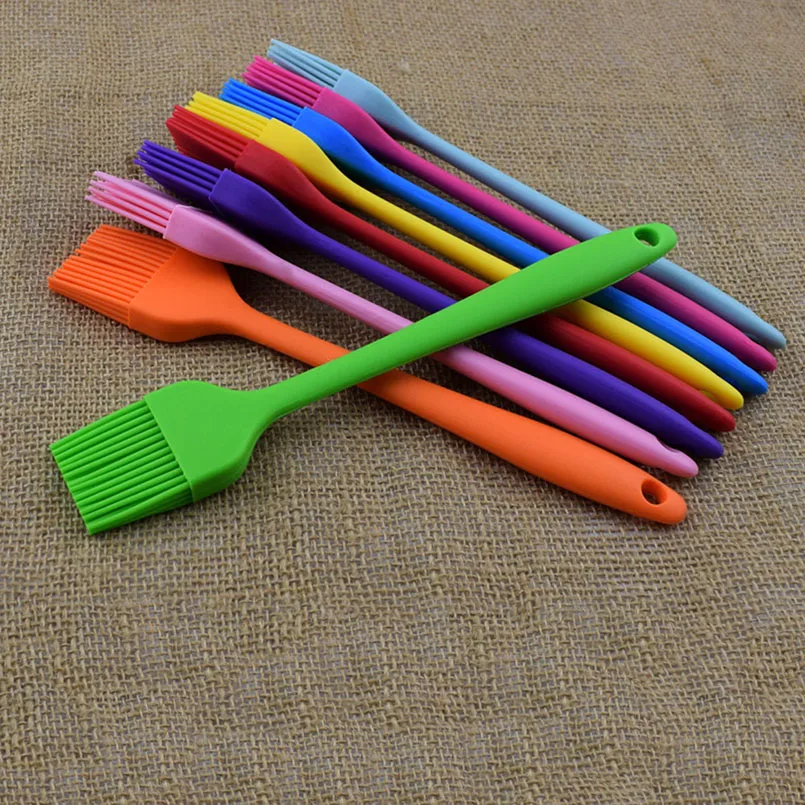 1PC Silicone Pastry Basting Grill Barbecue Brush Heat Resistant Cake Baking Milk Oil Sauce Candy Color Silicone Sweeper 21*3.5cm
1PC Silicone Pastry Basting Grill Barbecue Brush Heat Resistant Cake Baking Milk Oil Sauce Candy Color Silicone Sweeper 21*3.5cm