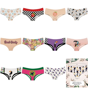 Board Strawberry Candys Cartoon Print Female Lingerie Thongs Briefs Underwear For Women Cute Panties For Lady
Board Strawberry Candys Cartoon Print Female Lingerie Thongs Briefs Underwear For Women Cute Panties For Lady