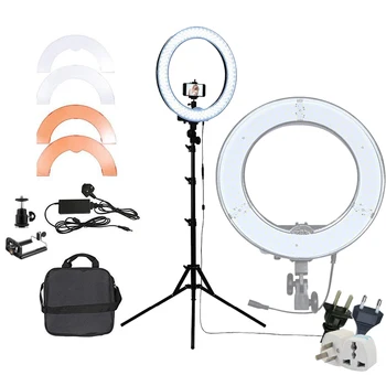 Yuguang Photography Lighting RL-12 12" 180 LED Camera Ring Light Video Photo Panel Lamp CRI 83+ Color 5500K with Light Stand
Yuguang Photography Lighting RL-12 12" 180 LED Camera Ring Light Video Photo Panel Lamp CRI 83+ Color 5500K with Light Stand