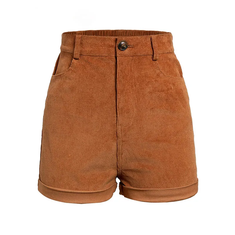 Hot Sale 2019 Fashion Women High Waist Casual Shorts Female Streetwear Brown Loose Shorts Summer Pocket Corduroy Shorts
Hot Sale 2019 Fashion Women High Waist Casual Shorts Female Streetwear Brown Loose Shorts Summer Pocket Corduroy Shorts