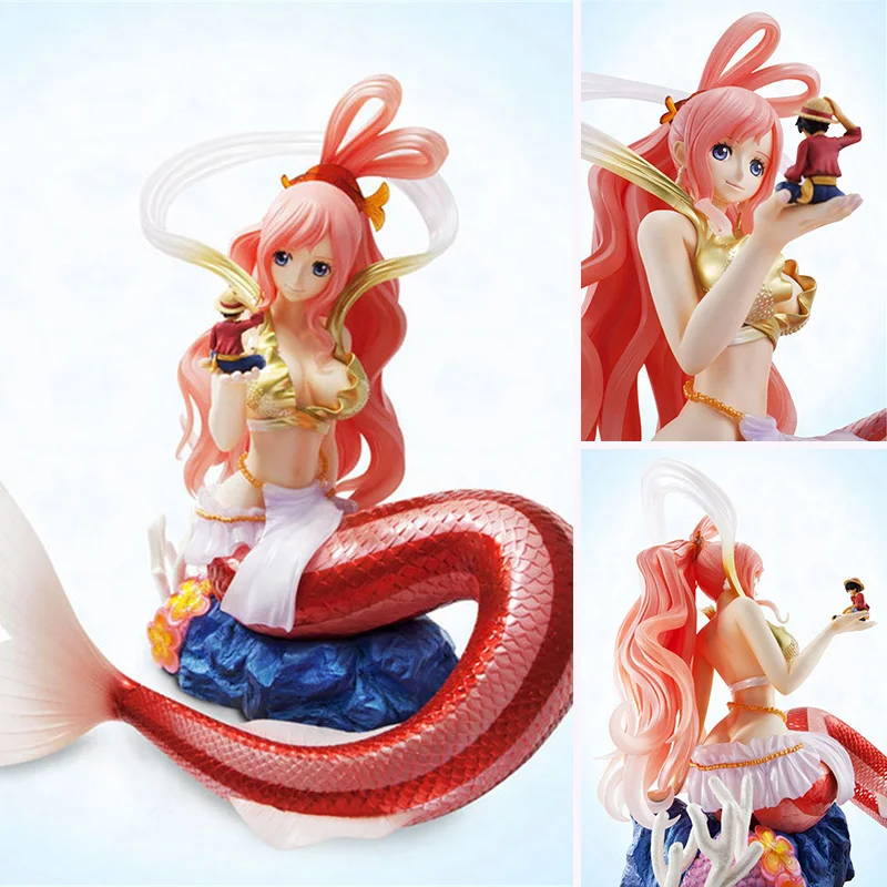 Anime One Piece figures mermaid princess Shirahoshi and Monkey D. Luffy PVC action figure collection model toy
Anime One Piece figures mermaid princess Shirahoshi and Monkey D. Luffy PVC action figure collection model toy