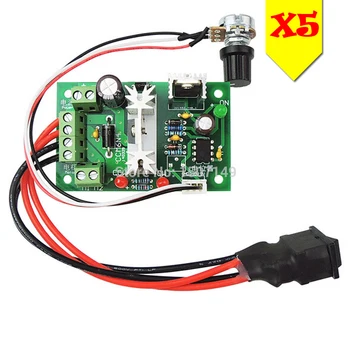 Unique Goods -5pcs/lot DC Motor Speed Regulator 6V 12V 24V 6A Adjustable Reversible Switch PWM 200W Variable Speed Controller
Unique Goods -5pcs/lot DC Motor Speed Regulator 6V 12V 24V 6A Adjustable Reversible Switch PWM 200W Variable Speed Controller