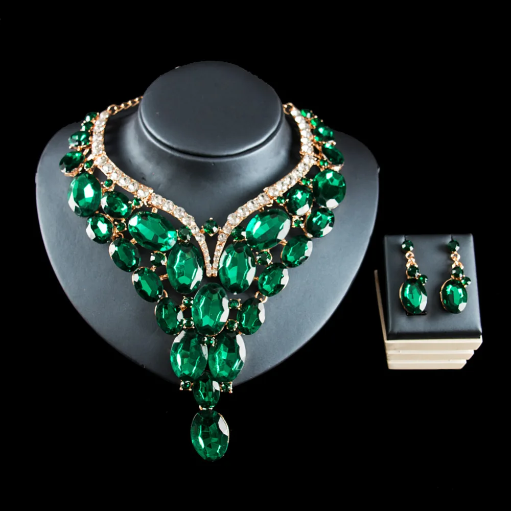 LAN PALACE nigerian women fashion jewelry sets engagement wedding necklace and earrings wedding decoration free shipping
LAN PALACE nigerian women fashion jewelry sets engagement wedding necklace and earrings wedding decoration free shipping