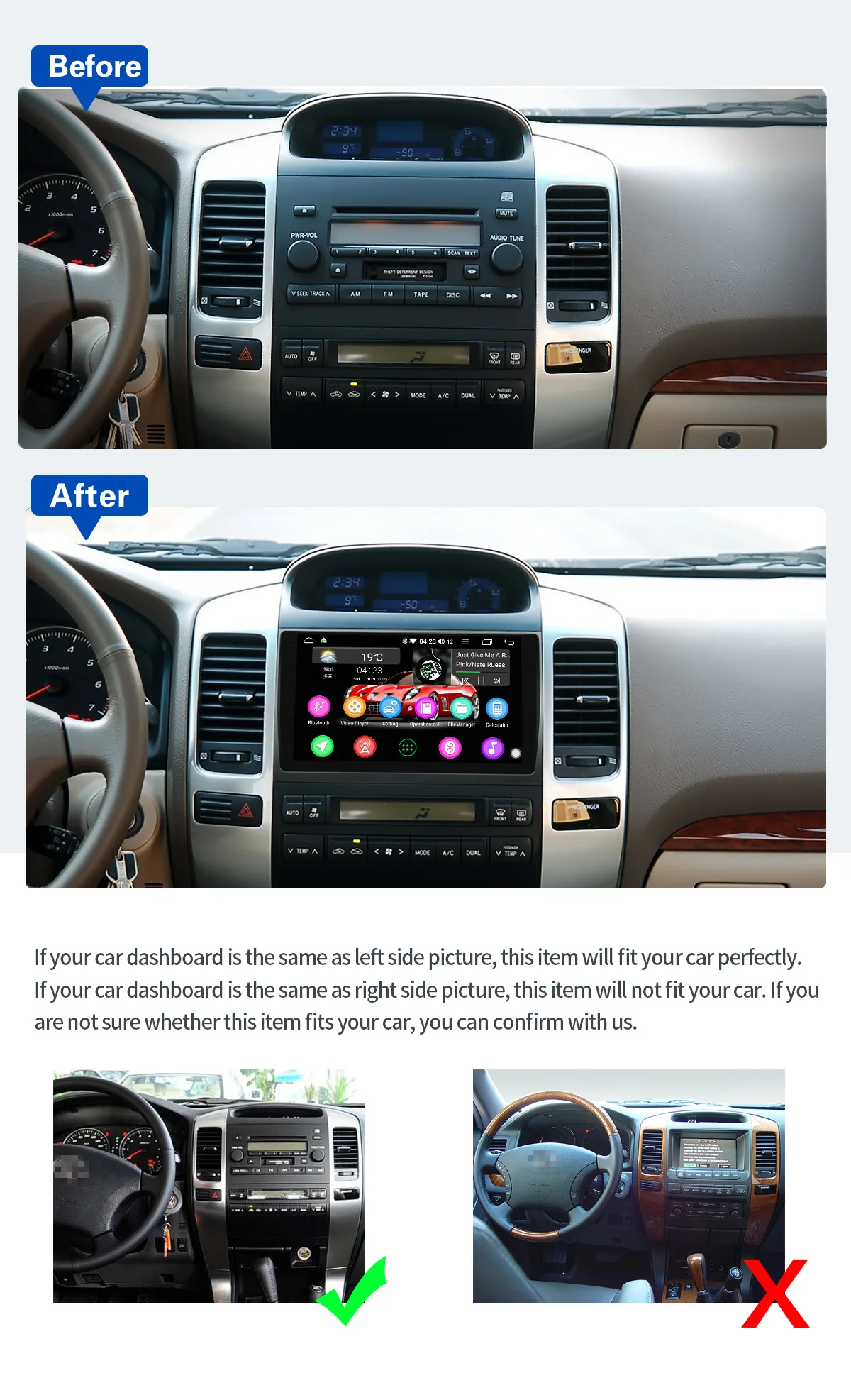 Top DSP SPDIF 9" Android 8.1 Car Multimedia Radio for Toyota Land Cruiser Prado GPS Mirror Link Subwoofer DVR DAB WiFi 4G SIM OBD 6