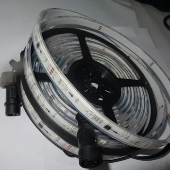 5m DC12V WS2811 150LEDs (10pixes/m) IP68 full color;epoxy resin filled WHITE PCB digital strip;with 20cm 3core 13.5mm pigtail
5m DC12V WS2811 150LEDs (10pixes/m) IP68 full color;epoxy resin filled WHITE PCB digital strip;with 20cm 3core 13.5mm pigtail