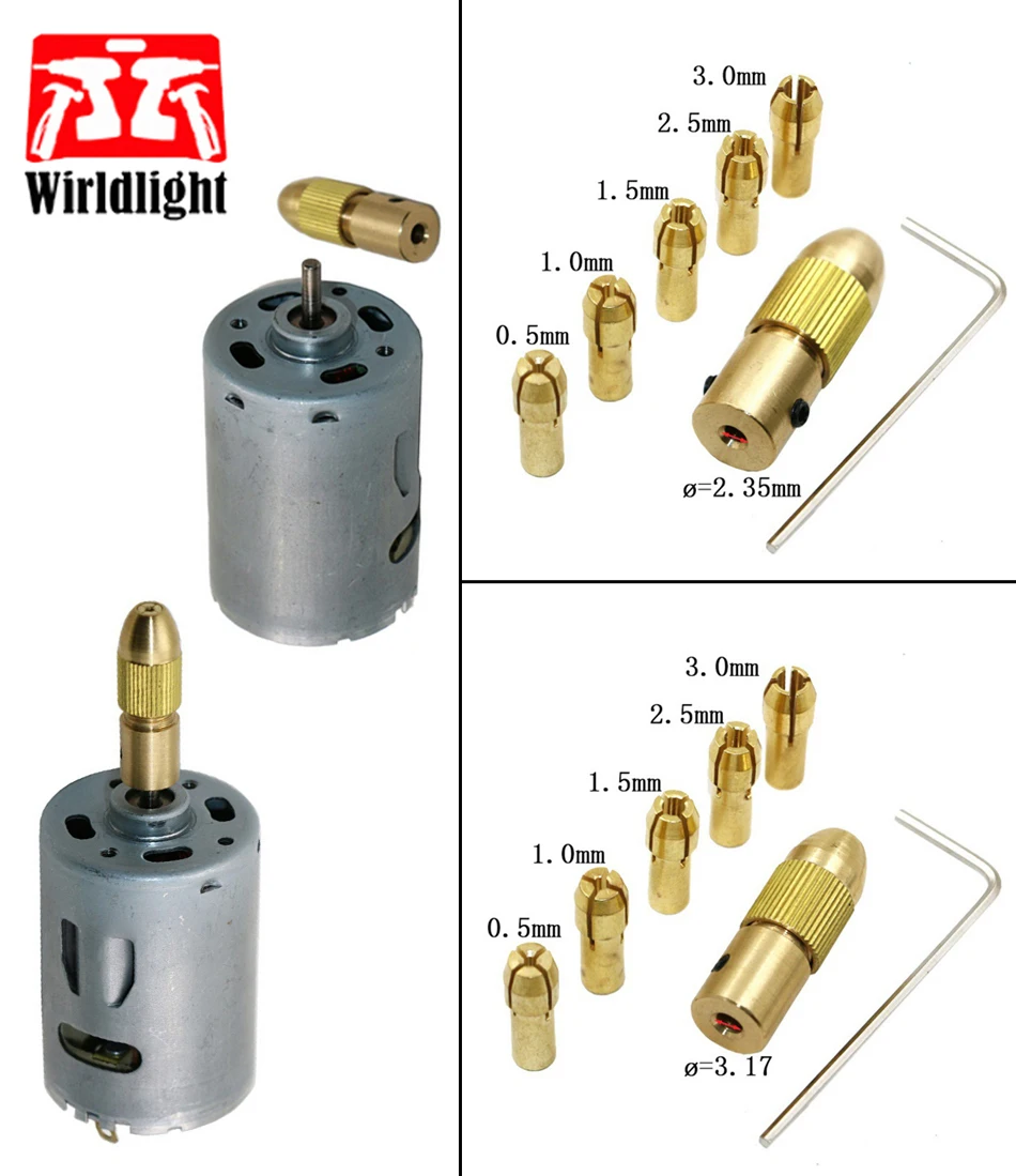 Hot 0.5-3.0mm Mini Drill Collet Set Micro Twist Electronic Dremel Drill Chuck Keyless Adapter With 1Pc Wrench
Hot 0.5-3.0mm Mini Drill Collet Set Micro Twist Electronic Dremel Drill Chuck Keyless Adapter With 1Pc Wrench