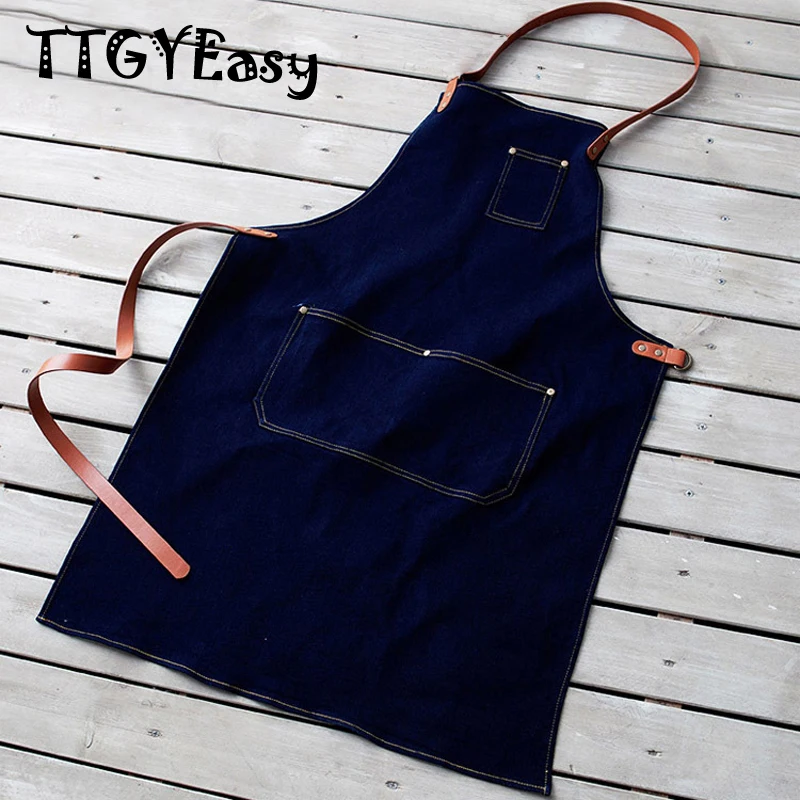 2018 Denim Cowboy Detachable Apron BBQ Jeans baking Bib Leather Straps Kitchen apron for Women Men cooking Waitress Print Logo
2018 Denim Cowboy Detachable Apron BBQ Jeans baking Bib Leather Straps Kitchen apron for Women Men cooking Waitress Print Logo
