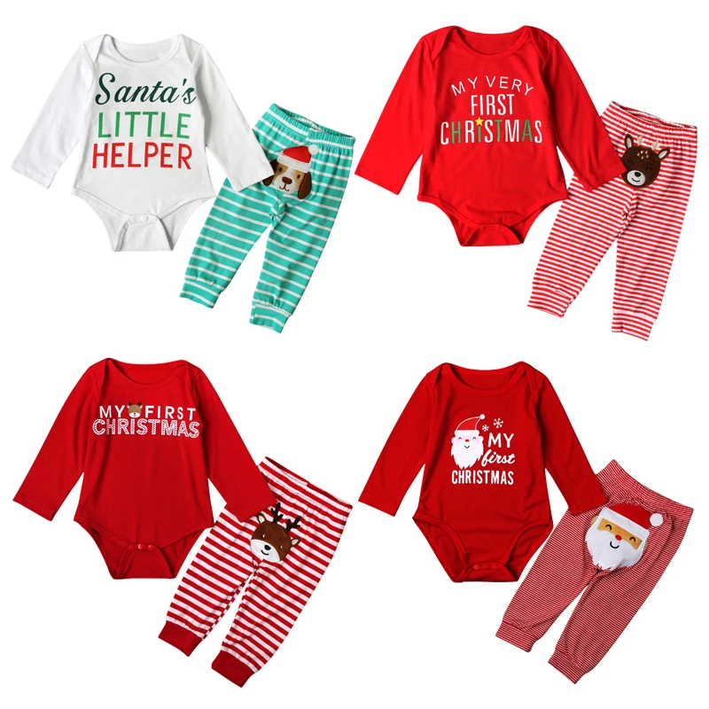2017 Spring Autumn Infant Baby Clothes Newborn Christmas Gift Red Long Sleeve Bodysuit Tops+Stripe Pants 2Pcs Baby Outfits Set
2017 Spring Autumn Infant Baby Clothes Newborn Christmas Gift Red Long Sleeve Bodysuit Tops+Stripe Pants 2Pcs Baby Outfits Set