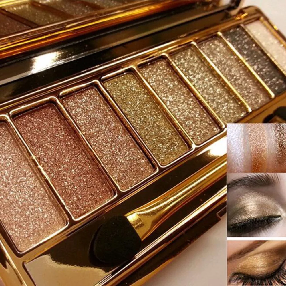 TOMTOSH 2016 New 9 colors shimmer eyeshadow palette of shadows and makeup brushes set Cosmetic eye shadow
TOMTOSH 2016 New 9 colors shimmer eyeshadow palette of shadows and makeup brushes set Cosmetic eye shadow