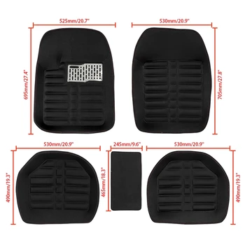 Universal Car Auto Floor Mats Floorliner Front&Rear Carpet All Weather Mat Car Anti-Slip Mat
Universal Car Auto Floor Mats Floorliner Front&Rear Carpet All Weather Mat Car Anti-Slip Mat