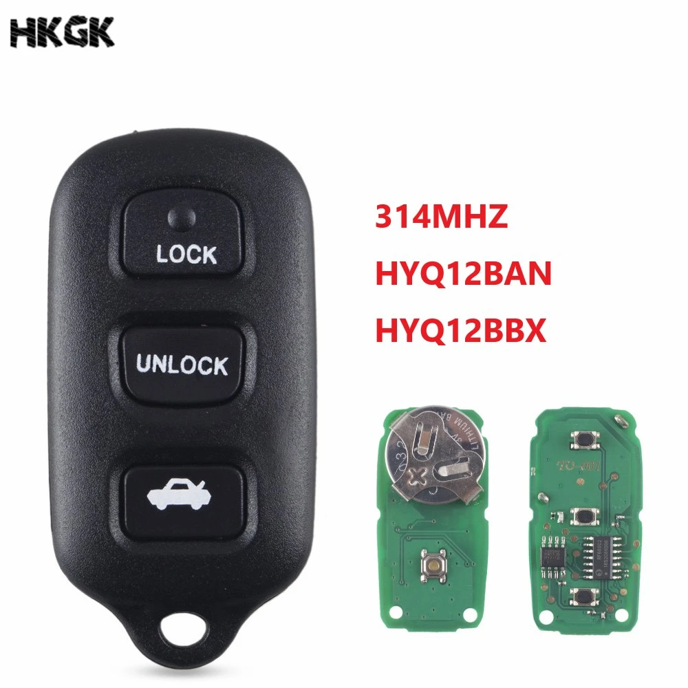3+1B 314Mhz Remote key For Toyota Sequoia 2001 2002 2003 2004 2005 2006 2007 2008 For Toyota HYQ12BBX HYQ12BAN Original key
3+1B 314Mhz Remote key For Toyota Sequoia 2001 2002 2003 2004 2005 2006 2007 2008 For Toyota HYQ12BBX HYQ12BAN Original key