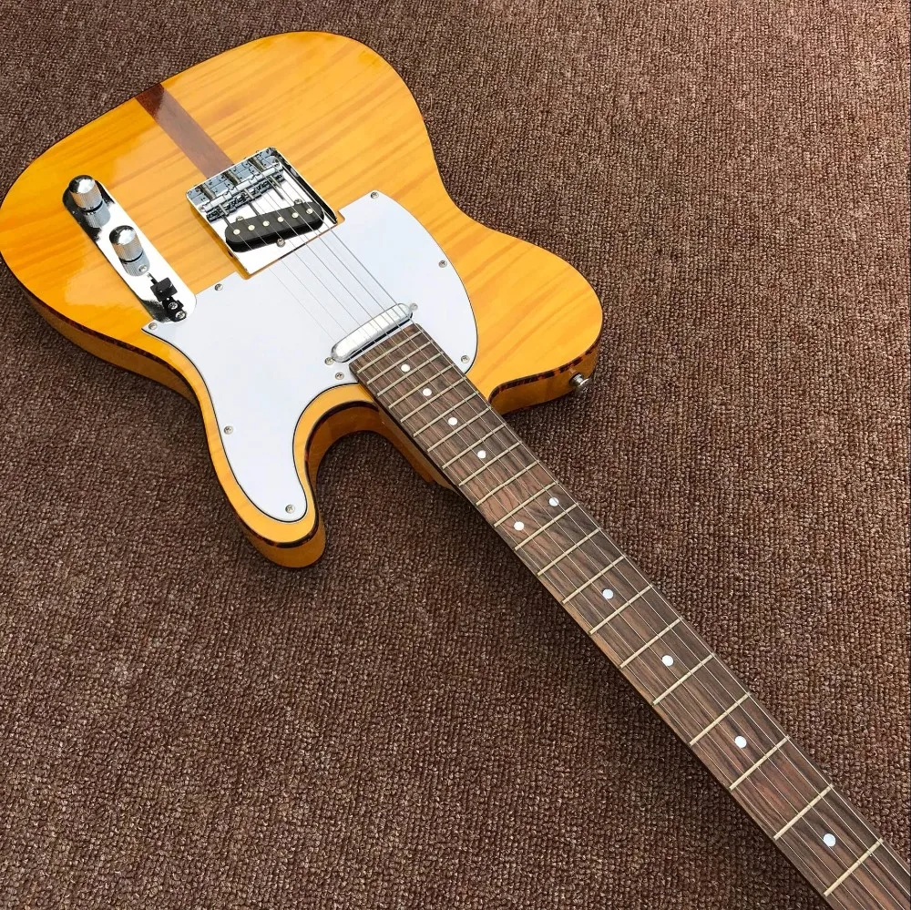 Chinese factory OEM HS Anderson & Hohner Madcat Vintage Rare Electric Guitar Flame Maple Top Yellow Finish Nicer
Chinese factory OEM HS Anderson & Hohner Madcat Vintage Rare Electric Guitar Flame Maple Top Yellow Finish Nicer