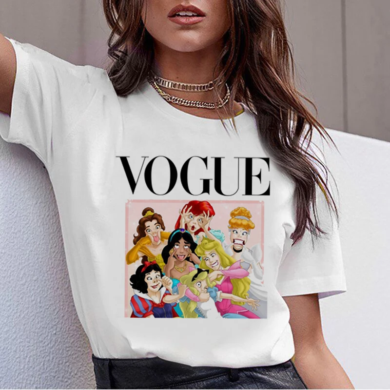 Vogue Harajuku T Shirt Summer Graphic Ullzang T-shirt Korean Kawaii Streetwear Tshirt 90s Funny Princess Cartoon Top Tees Female
Vogue Harajuku T Shirt Summer Graphic Ullzang T-shirt Korean Kawaii Streetwear Tshirt 90s Funny Princess Cartoon Top Tees Female