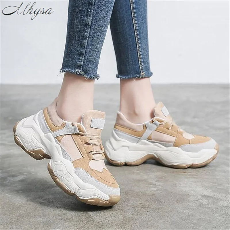 Mhysa 2019 New fashion women's muffin bottom sneakers comfortable wear color matching laced shoes women's casual shoes M10
Mhysa 2019 New fashion women's muffin bottom sneakers comfortable wear color matching laced shoes women's casual shoes M10