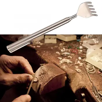 Professional Telescopic Metal Rake For Taking Out Polishing Object Jewelry Polishing Rake for Jeweler Jewelry Making Tool
Professional Telescopic Metal Rake For Taking Out Polishing Object Jewelry Polishing Rake for Jeweler Jewelry Making Tool