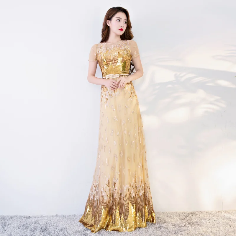 Doparty plus size elegant sexy long party sequin gold evening dress 2019 mother of the bride for women dresses X5
Doparty plus size elegant sexy long party sequin gold evening dress 2019 mother of the bride for women dresses X5