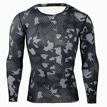 Long Sleeve T Shirt Men Plaid Compression Shirt Gyms Clothing Spring Autumn Fitness Tees MMA Rashguard Black White Jerseys
Long Sleeve T Shirt Men Plaid Compression Shirt Gyms Clothing Spring Autumn Fitness Tees MMA Rashguard Black White Jerseys