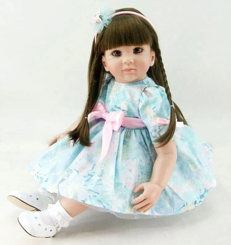 60cm Silicone Reborn Baby Doll Toys 24inch Vinyl Princess Toddler Girl Babies Doll bebe Gift reborn realista bonecas
60cm Silicone Reborn Baby Doll Toys 24inch Vinyl Princess Toddler Girl Babies Doll bebe Gift reborn realista bonecas