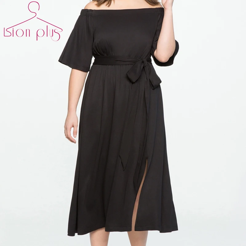 Split Waist Belt Women Dress Oversized 7XL 6XL 2018 Summer Slash Neck Office Lady Style Sweet Dresses Short Sleeve 5XL 4XL dress
Split Waist Belt Women Dress Oversized 7XL 6XL 2018 Summer Slash Neck Office Lady Style Sweet Dresses Short Sleeve 5XL 4XL dress