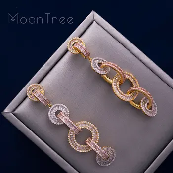MoonTree 75mm Luxury Round Shape Dangle Earrings Full Micro Cubic Zirconia Engagement Party Dress Earring Fashion Jewelry for W
MoonTree 75mm Luxury Round Shape Dangle Earrings Full Micro Cubic Zirconia Engagement Party Dress Earring Fashion Jewelry for W