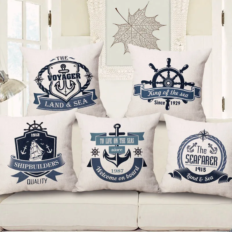 ZXZXOON Mediterranean maritime sign home textile throw pillow case cotton linen cushion cover for sofa home bedroom cojines
ZXZXOON Mediterranean maritime sign home textile throw pillow case cotton linen cushion cover for sofa home bedroom cojines
