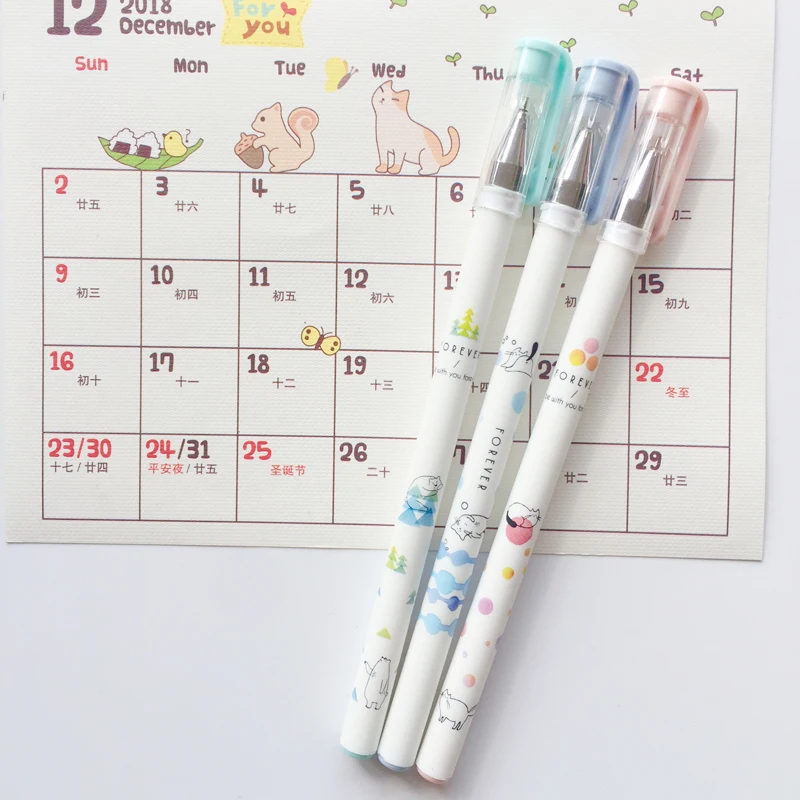 3X Cute Bear & Cat Gel Pen Rollerball Pen School Office Supply Kids Student Stationery Black Ink 0.5mm
3X Cute Bear & Cat Gel Pen Rollerball Pen School Office Supply Kids Student Stationery Black Ink 0.5mm