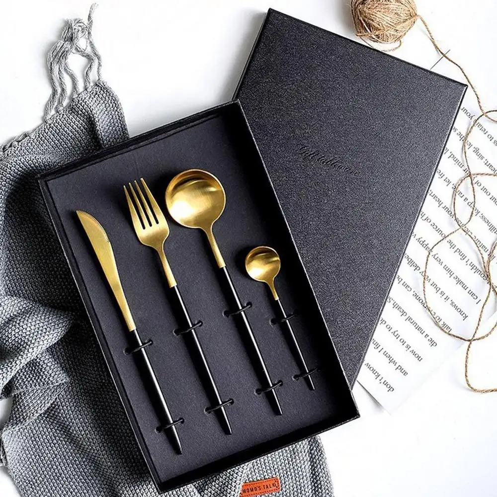 304 Stainless Steel Cutlery Cutlery Set Table Set Storage Tableware PVD Titanium Coated Spray Hot Non-disposable Tableware
304 Stainless Steel Cutlery Cutlery Set Table Set Storage Tableware PVD Titanium Coated Spray Hot Non-disposable Tableware