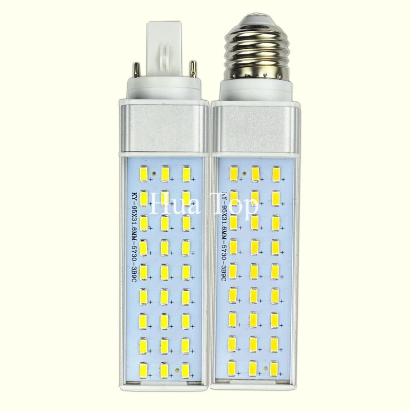 

LED Bulbs 8W 10W 12W 15W 18W 30W E27 G24 G23 220V/110V 5730 SMD LED Corn Bulb Lamp Spotlight 180 Degree Horizontal Plug Light