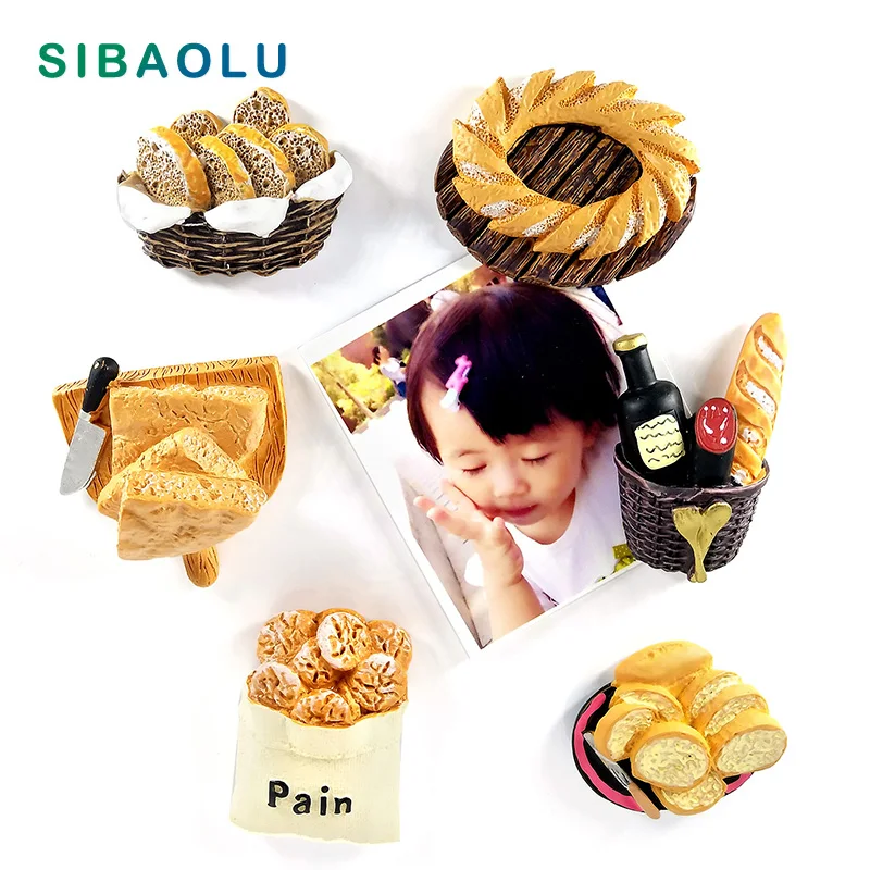 1pc Artificial Bread Cake fridge magnets cartoon souvenir refrigerators magnetic Message Sticker home decor kitchen accessories
1pc Artificial Bread Cake fridge magnets cartoon souvenir refrigerators magnetic Message Sticker home decor kitchen accessories