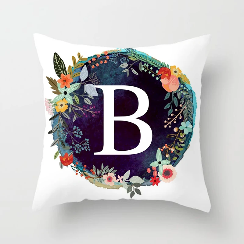 Fuwatacchi Capital Letter Printed Cushion Cover English Alphabet Flower Pillow Cover Home Decoration Accessories Pillowcase
Fuwatacchi Capital Letter Printed Cushion Cover English Alphabet Flower Pillow Cover Home Decoration Accessories Pillowcase
