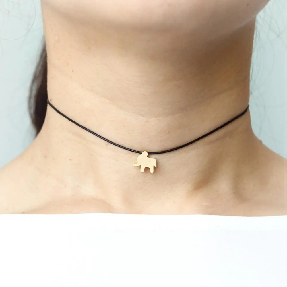 Daisies Wholesale Summer Animal Elephant Necklace for Women Simple Rope Chain Vintage Cute Animal Necklace Party Gift-10pcs
Daisies Wholesale Summer Animal Elephant Necklace for Women Simple Rope Chain Vintage Cute Animal Necklace Party Gift-10pcs