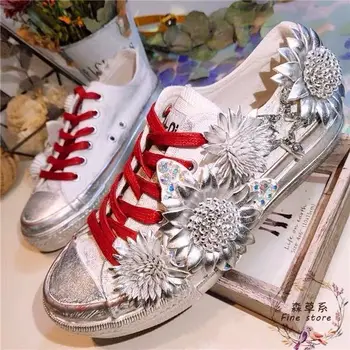 Autumn 2019 New European Station High-Up Sequined Water Drill Canvas Shoes with Ribbons Inside Women's Sports Shoes
Autumn 2019 New European Station High-Up Sequined Water Drill Canvas Shoes with Ribbons Inside Women's Sports Shoes