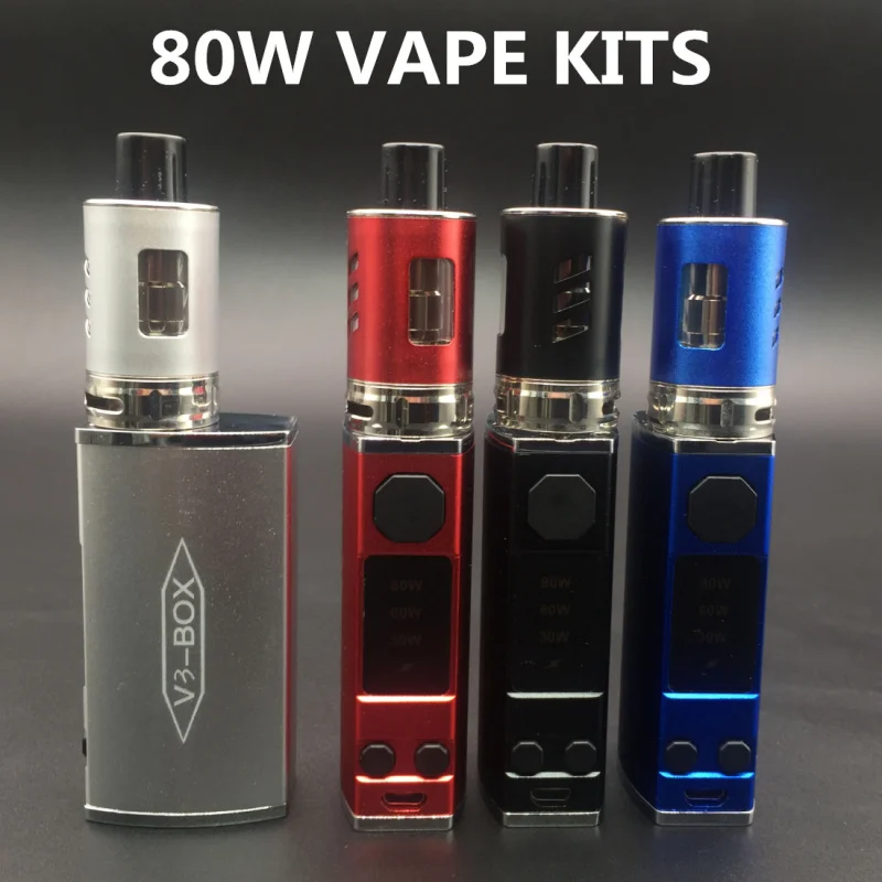 Electronic Cigarette 30W-60W-80W Adjustable Vape Mod V3-Box kit 2200mah 0.2ohm Battery 2ml tank
Electronic Cigarette 30W-60W-80W Adjustable Vape Mod V3-Box kit 2200mah 0.2ohm Battery 2ml tank